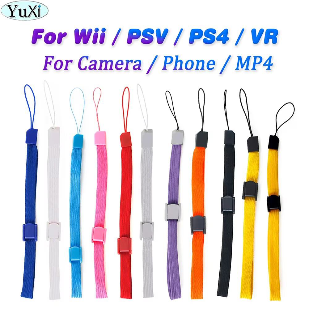 Camera Wrist Strap - สายคล้องมือ1ชิ้นสำหรับโทรศัพท์สายคล้องสาย USB กล้องสายคล้องมือหลากสีสำหรับ Wii U PSV