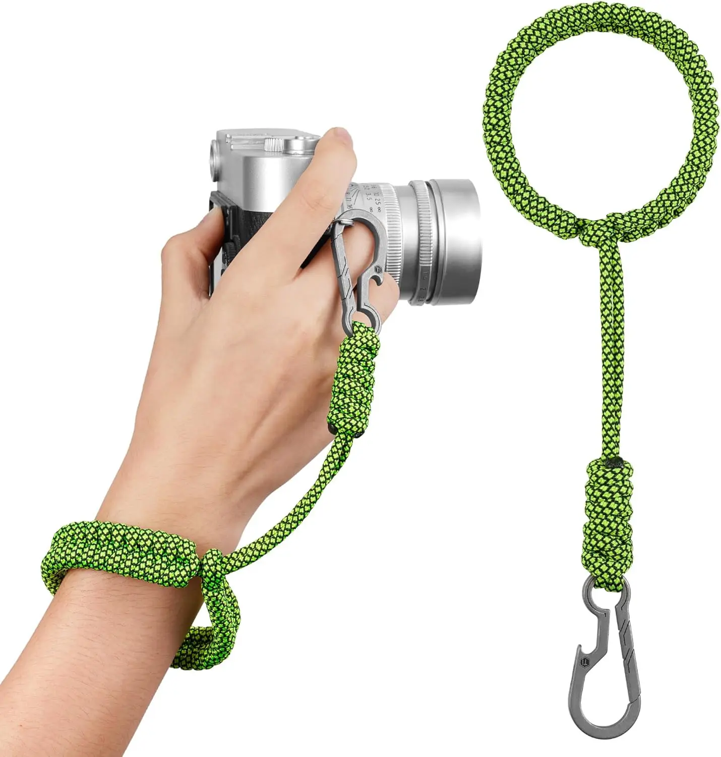 Camera Wrist Strap - สายคล้องข้อมือกล้องถ่ายรูป KeyUnity KC03 ปรับได้ ทำจากเชือกพาราคอร์ด พร้อมคาราไบเนอร์