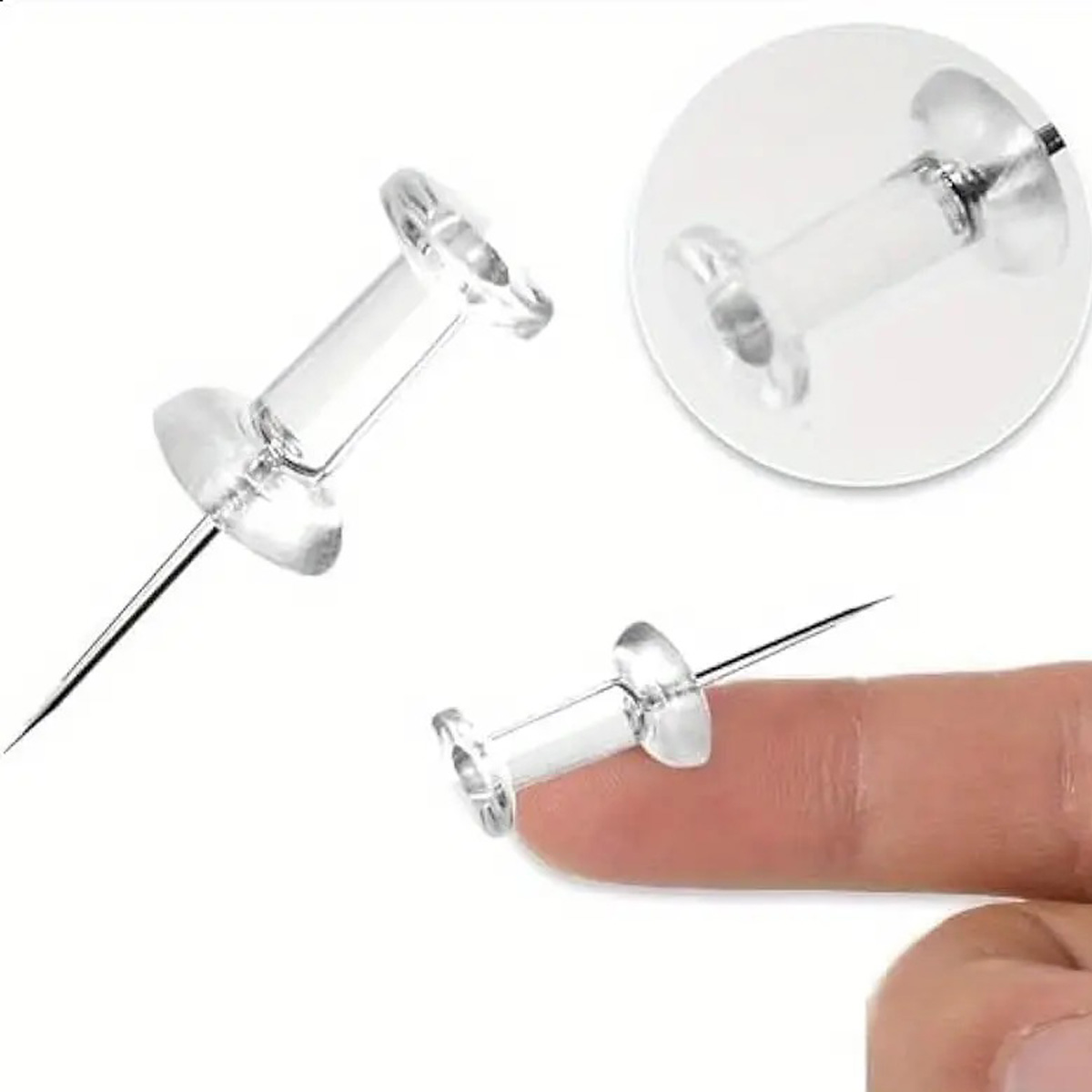Photography Design - 100/200/500/1000pcs PUSH Pins หัวพลาสติกเหล็กผนัง Thumbtacks ภาพวาดเล็บสําหรับ