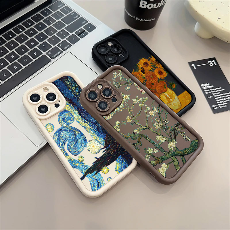 Van Gogh Starry Skyภาพวาดสีน้ํ - Photography Geometry บทวิจารณ์และราคา